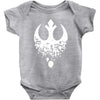 fractured rebellion Baby Bodysuit