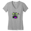 monster face Women's V-Neck T-Shirt