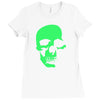 awesome neon green Ladies Fitted T-Shirt