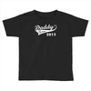 daddy since 2015   mens funny Toddler T-shirt