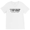 i've been creating a tiny human V-Neck Tee