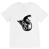 fangs dragon V-Neck Tee