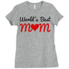 world  best mum Ladies Fitted T-Shirt