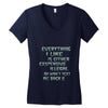 everything i like girls Women's V-Neck T-Shirt