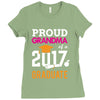 Class of 2017 Proud Grandma Graduation Ladies Fitted T-Shirt
