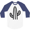 minimalistic cactus 3/4 Sleeve Shirt