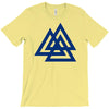 valknutr knoten der gefallenen odin nordisch symbol aspekte wotan T-Shirt