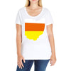 candy (2) Ladies Curvy T-Shirt