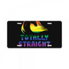 Totally Straight Lgbt Unicorn License Plate