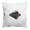 coklat adventure Throw Pillow