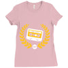 cassette taps Ladies Fitted T-Shirt
