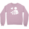 adesivo companion cube portal Crewneck Sweatshirt