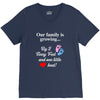 Our Family is Growing V-Neck Tee