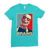 zombie poster, ideal birthday gift or present Ladies Fitted T-Shirt