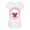 swansons bacon gym Maternity Scoop Neck T-shirt