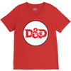 black red V-Neck Tee