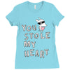 you stole my heart 4 Ladies Fitted T-Shirt