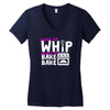 watch me whip watch me bake bake Women's V-Neck T-Shirt