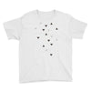 DOWN UP / scandi white / warm grey / flax / lavender Youth Tee