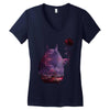 Totoro Forest Women's V-Neck T-Shirt