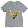 the fly bird   maverick jake paul   gold V-Neck Tee