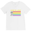 lightsaber rainbow V-Neck Tee