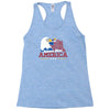 science bless america Racerback Tank