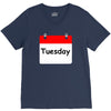 title of day of the week tuesday day of the week V-Neck Tee