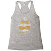 I'm a june woman I was born with my heart Racerback Tank