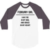 February Girl 3/4 Sleeve Shirt