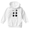 the phases of the moon of laika dog Youth Hoodie