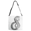 tribal cobra Adjustable Strap Totes