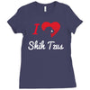 i love shih tzus Ladies Fitted T-Shirt