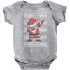 ugly santa dabbing Baby Bodysuit