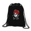 Skull Girl Drawstring Bags