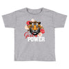Girl Power White Write Toddler T-shirt