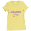 electro city Ladies Fitted T-Shirt