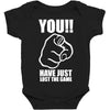 you have just lost the game  funny computer internet humour Baby Bodysuit