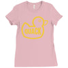 duck quack Ladies Fitted T-Shirt