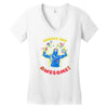 snakes are awesome Women's V-Neck T-Shirt