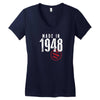 Made In 1948 All Original Parts Women's V-Neck T-Shirt