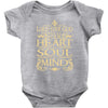 love the lord your god heart soul mind Baby Onesie