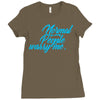 normal people wassy me Ladies Fitted T-Shirt