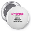 December Girl Hated By Many Pin-back button