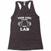 this girl loves her lab Racerback Tank
