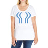 argentina 78 world cup 1978 retro football Ladies Curvy T-Shirt