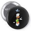 mid air disintegrated Pin-back button