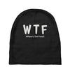 wtf where's the food Baby Beanies