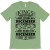 Real Kings Are Born On December 20 T-Shirt