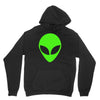 uomo alieno ufo stampa verde fluo divertente mitiche Unisex Hoodie